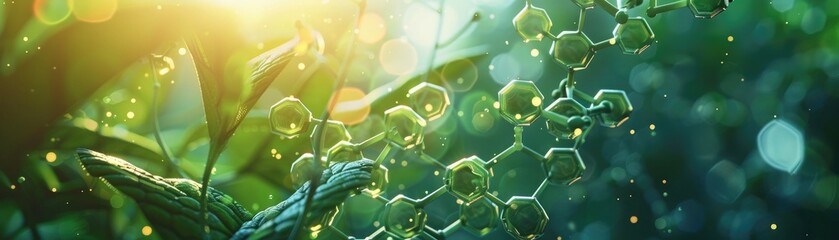 Green Chemistry in the Spotlight: A Detailed of BiOWinixil Technology's Organic Single Oil for Plant Growth - obrazy, fototapety, plakaty