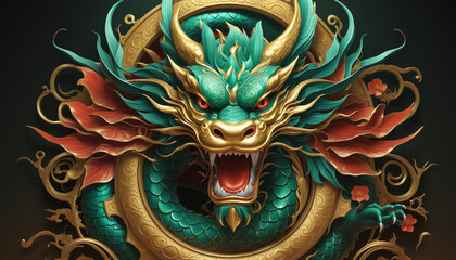 The dragon In the Orient is symbol of supernatural power, wisdom, strength, and hidden knowledge