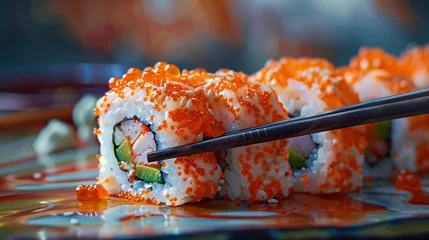 Selbstklebende Fototapeten sushi © Laura