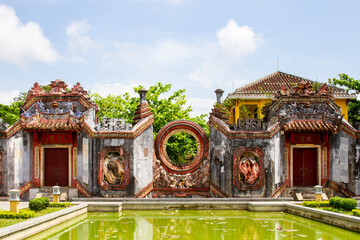 The Entrance Of Ba Mu (Midwife) Temple In Hoi An Ancient Town, Vietnam.