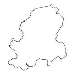 Dong Nai province map, administrative division of Vietnam. Vector illustration.