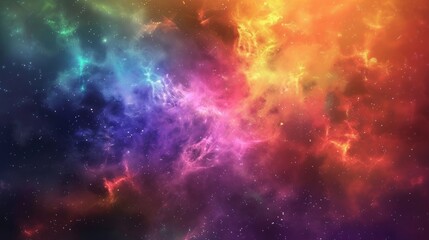 Colorful abstract cosmic background