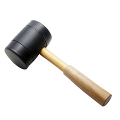 Rubber mallet. isolated on transparent background.