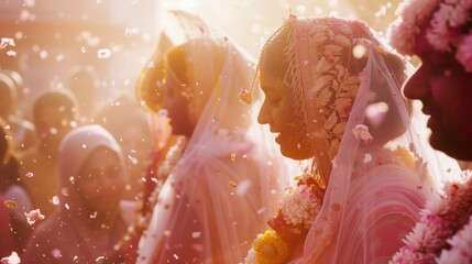 Zaślubiny w Indiach.