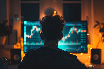 Write an article discussing the psychological impact of checking stock market investments at night, exploring how it can contribute to anxiety and sleep disturbances.