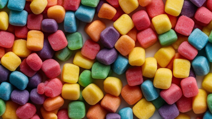 Fototapeta na wymiar Many sweet colorful candies