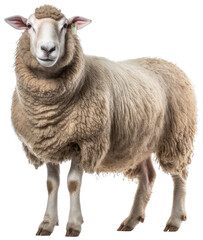 Sheep with transparent background