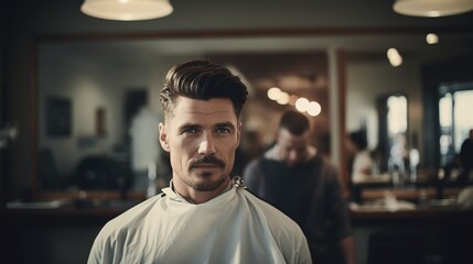 man ta the barber