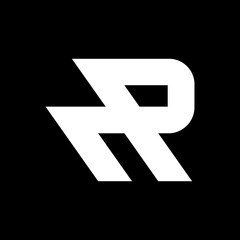 Modern letter R logo design template
