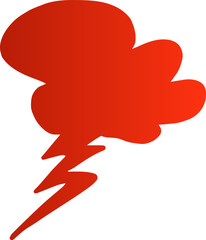 Collection speech bubbles red, chat, dialogue, text