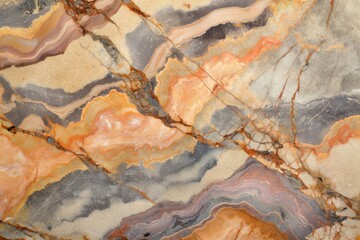 Luxurious high-quality natural marble texture with variegated patterns. Elegant orange hues. And gray tones. Perfect for interior and architectural design. Featuring a seamless. Detailed