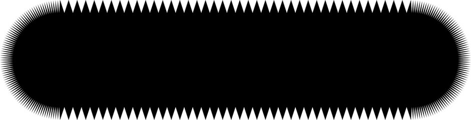 Zig zag edge square and circle shapes. Elements decoration