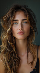 Naklejka premium Portrait of a beautiful 40 year old woman