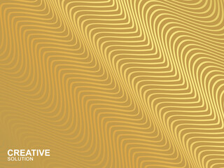Creative cover design. Cool halftone gradient. Future geometric template. Luxury wave lines pattern background.