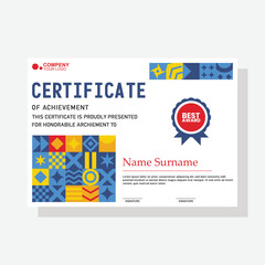 modern certificate template