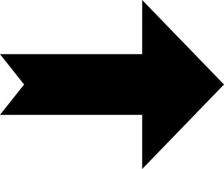 Arrow icon flat style, cursor, direction, pointer