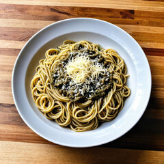 Zucchini Noodles with Pesto
