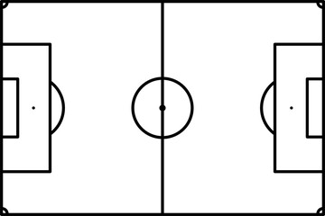 vector of a football field © David