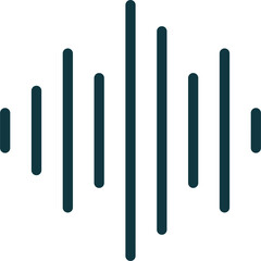 sound wave  vector. symbol, sign