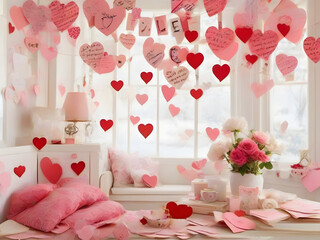 valentine room decorations