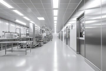 Biotechnology Laboratory. AI technology generated image