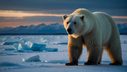 Keuken spatwand met foto Polar Bear in its Natural Habitat © LL. Zulfakar Hidayat