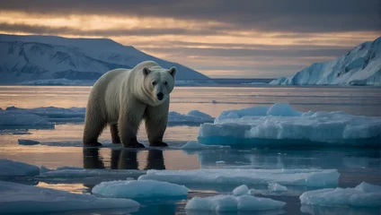 Foto auf Acrylglas Polar Bear in its Natural Habitat © LL. Zulfakar Hidayat