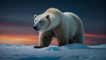Foto op Aluminium Polar Bear in its Natural Habitat © LL. Zulfakar Hidayat