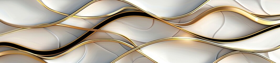 Abstract background with wavy lines in elegant colors
