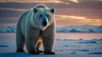 Gordijnen Polar Bear in its Natural Habitat © LL. Zulfakar Hidayat