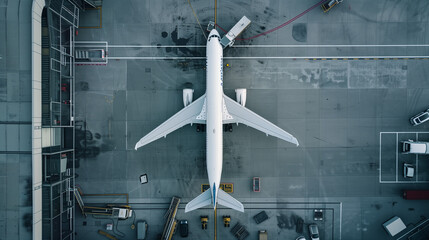 Aereo. Vista dall'alto.