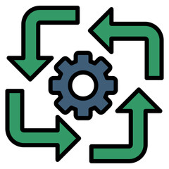 Adaptability Icon Element For Design
