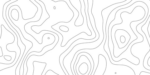 Fototapeta premium Topographic map background geographic line map with elevation assignments. Modern design with White background with topographic wavy pattern design.paper texture Imitation of a geographical map shades