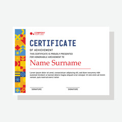 modern certificate template