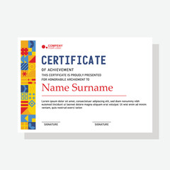 modern certificate template