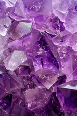 Purple crystal pattern for background