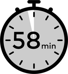 stopwatch 58 minutes