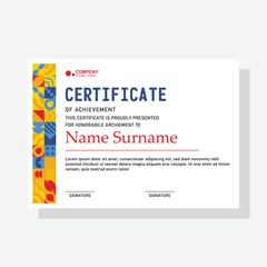 modern certificate template
