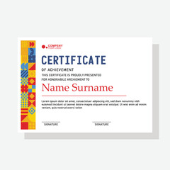 modern certificate template