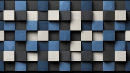 blue, blue and white abstract geometric background,