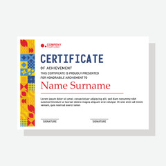modern certificate template