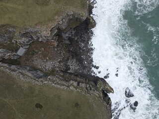 Sea and cliffs UK Coastline
