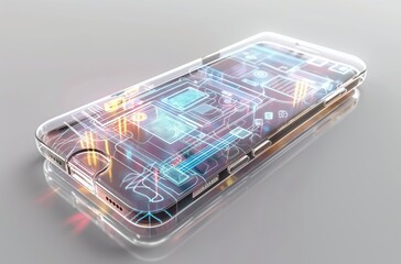 Transparent smartphone concept