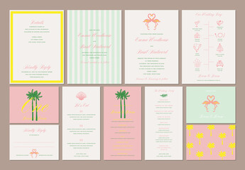 Tropical Festive Wedding Collection