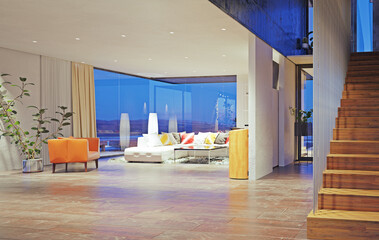 modern living room interior.