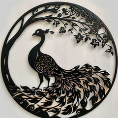 Laser cutting metal art