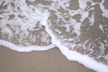 waves on the beach