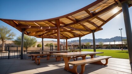 Outdoor shade structure