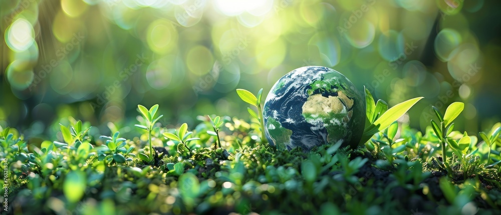 Aufkleber sustainable development goals. global communication network concept. environmental technology. susta