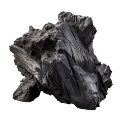 Schorl isolated on transparent background